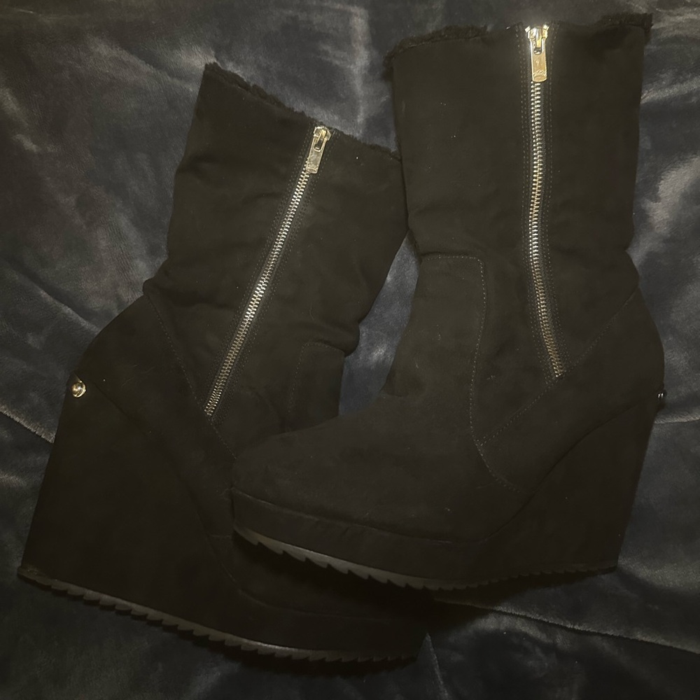 Juicy Couture Wedge Booties